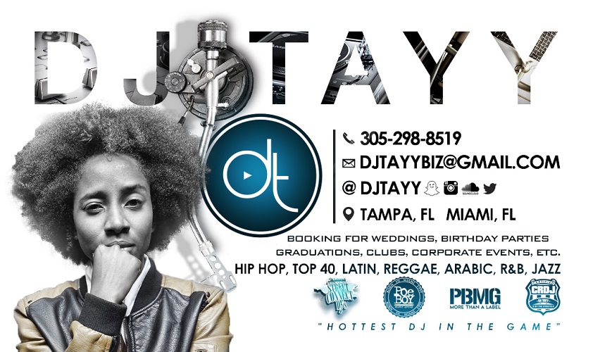 Book the Hottest DJ in the Game for your next event! DJ Tayy @djtayy
