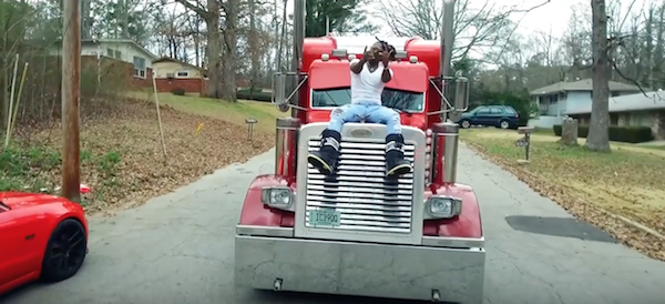 BizzieMade Rides On Top of Semi Truck In New Visual “Double Up”