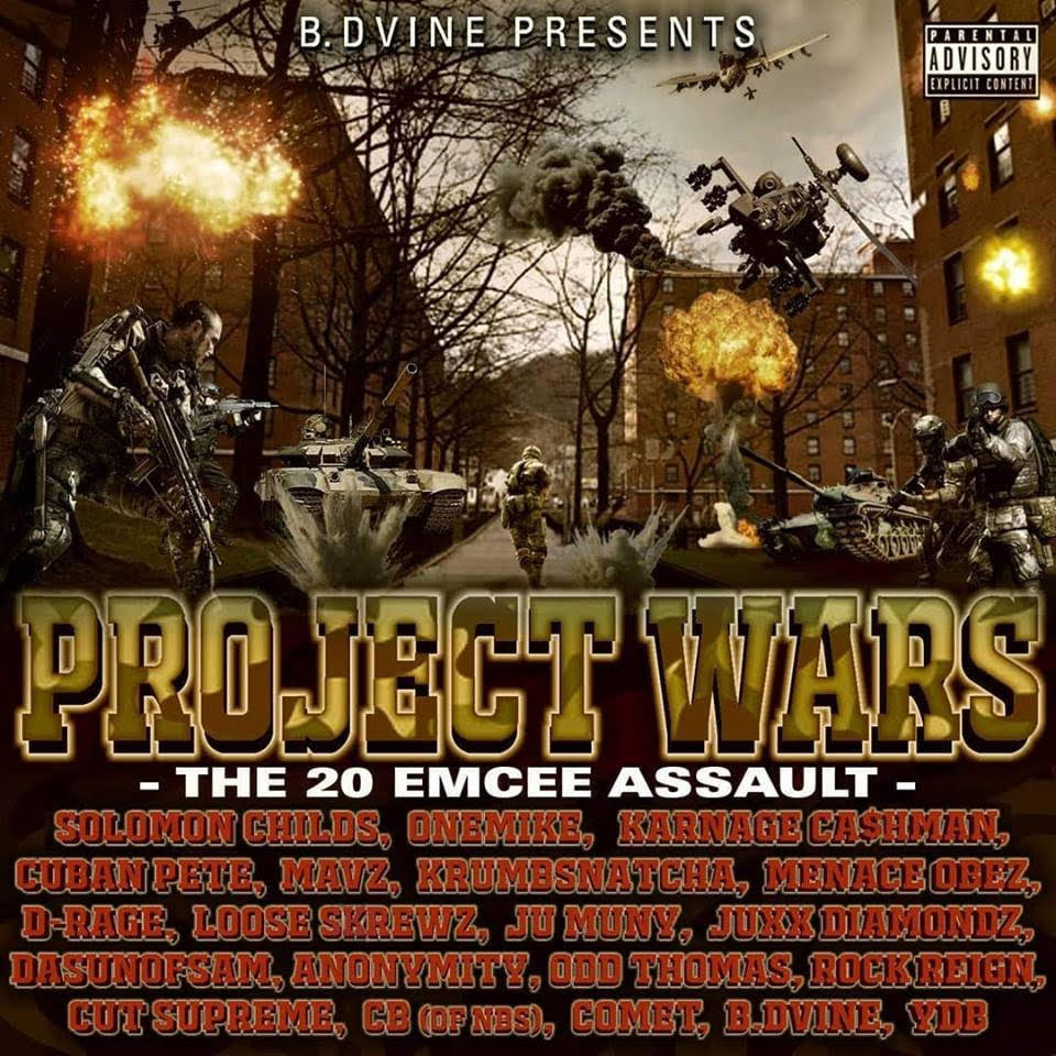 (Audio) B Dvine Presents: Project Wars The 20 Emcee Assault @BDVINE631