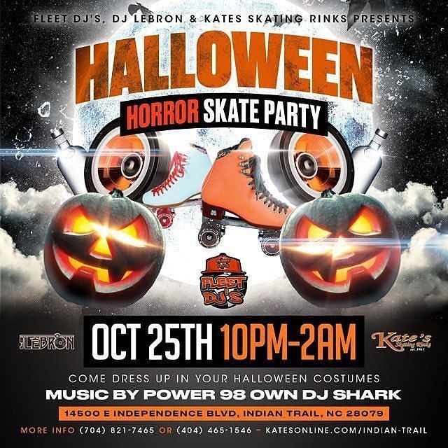 The Halloween Horror Skate Party @fleetdjs @iskateatkates @cdjlebron