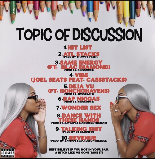 CassStacks prepares to release her first mixtape called “Topic of Discussion” on December 21st! | @CassStacks_