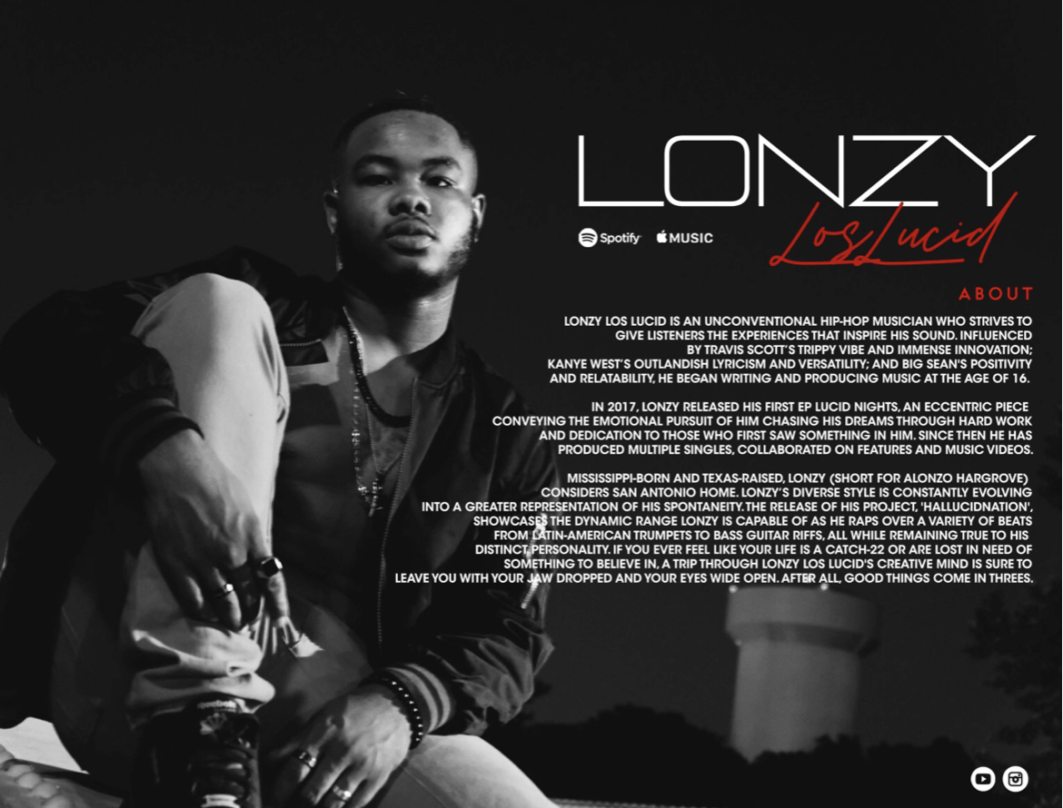 New EP by Lonzy Los Lucid – Lucid Falls | @lonzyloslucid
