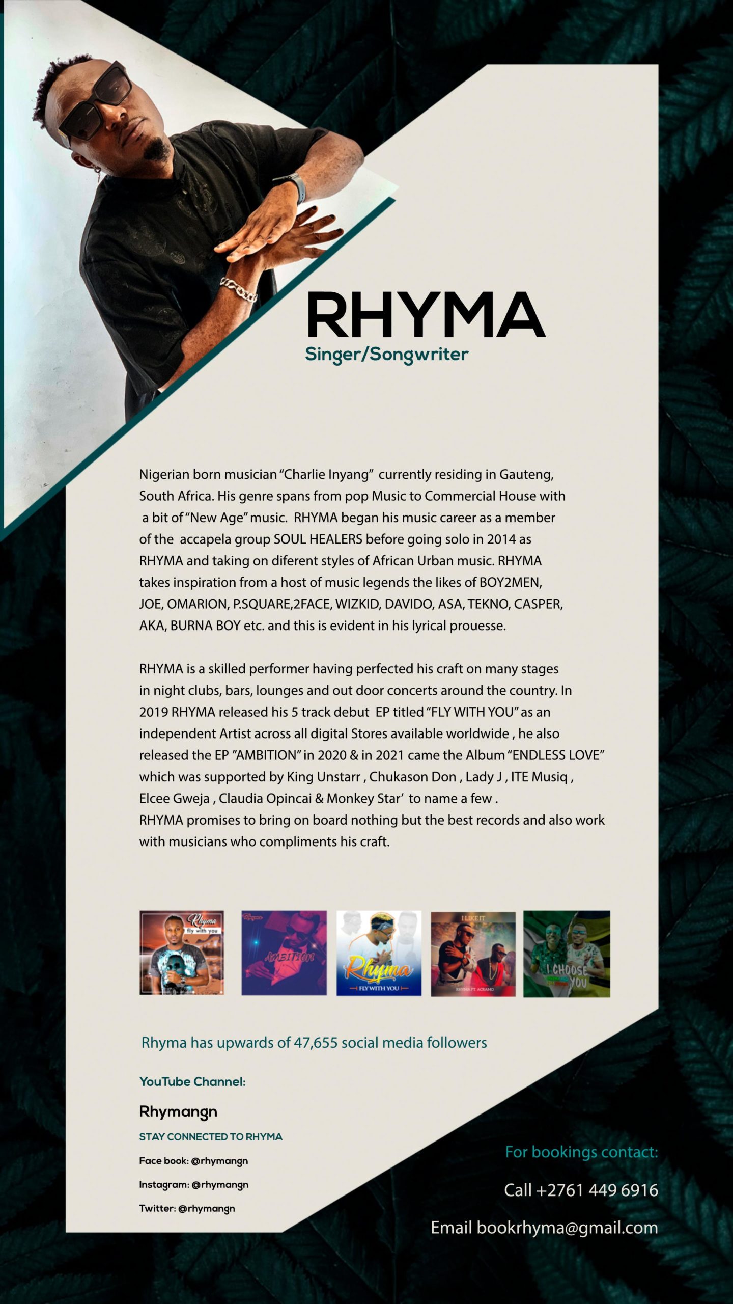 Introducing Nigerian Singer / Songwriter, Rhyma