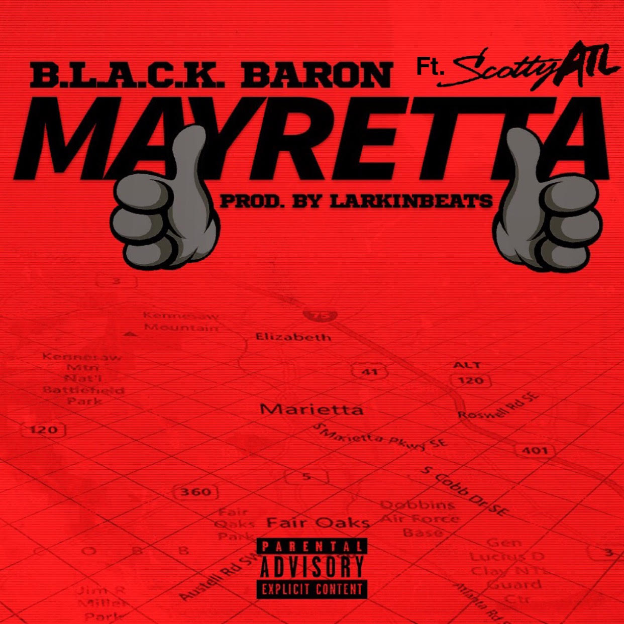 B.L.A.C.K Baron’s latest single Mayretta featuring well-known ATL artist, Scotty ATL.