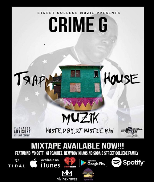 [Mixtape] Crime G – Trap House Muzik @CrimeG1