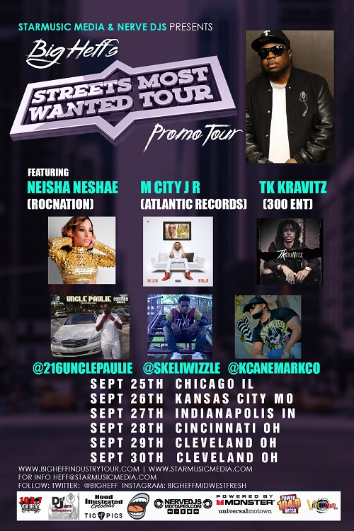 M CITY J R , UNCLE PAULIE , AND HARDO JOIN BIG HEFF’S STREETS MOST WANTED TOUR @bigheff