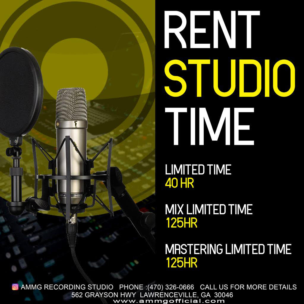Introducing AMMG Recording Studio located on Lawrenceville, GA!